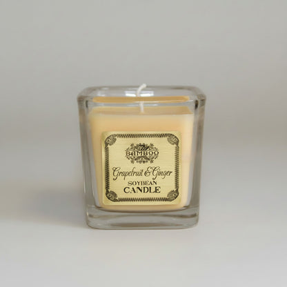 Bougie Parfumée Pamplemousse & Gingembre – Cire de Soja Naturelle
