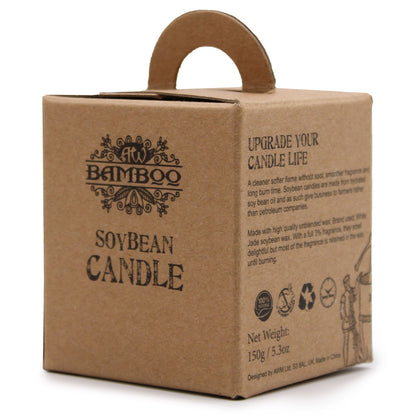 Bougie Parfumée Pêche « Peach Smoothie » – Cire de Soja Naturelle