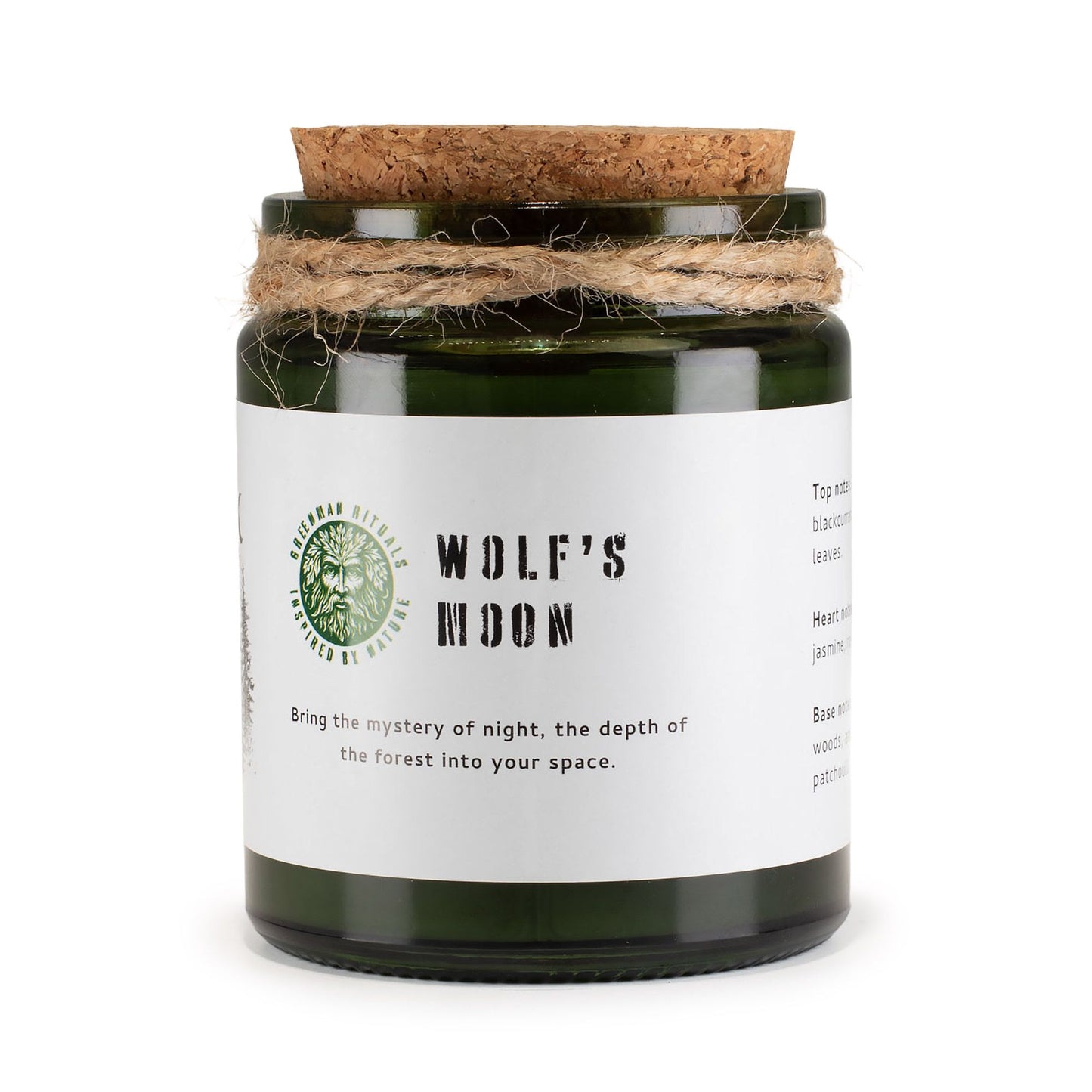Bougie de soja Woodwick Greenman – Lune du Loup