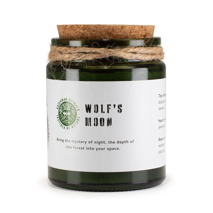 Bougie de soja Woodwick Greenman – Lune du Loup