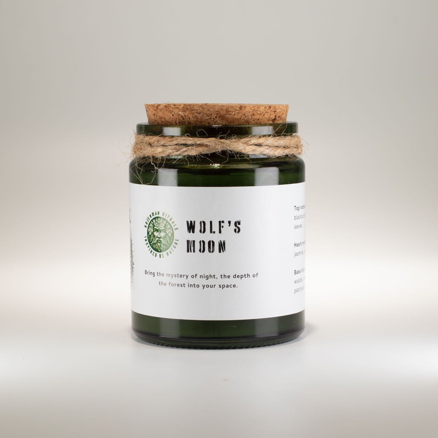Bougie de soja Woodwick Greenman – Lune du Loup