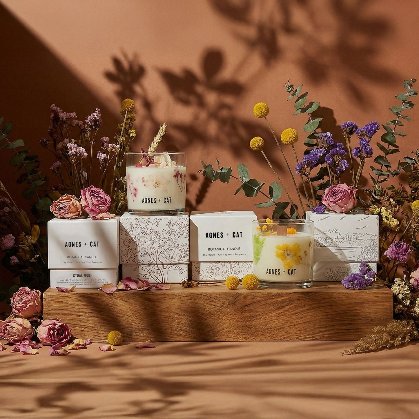 Bougie Parfumée Lakeland Mocha – Cire de Soja Naturelle & Mèche en Bois