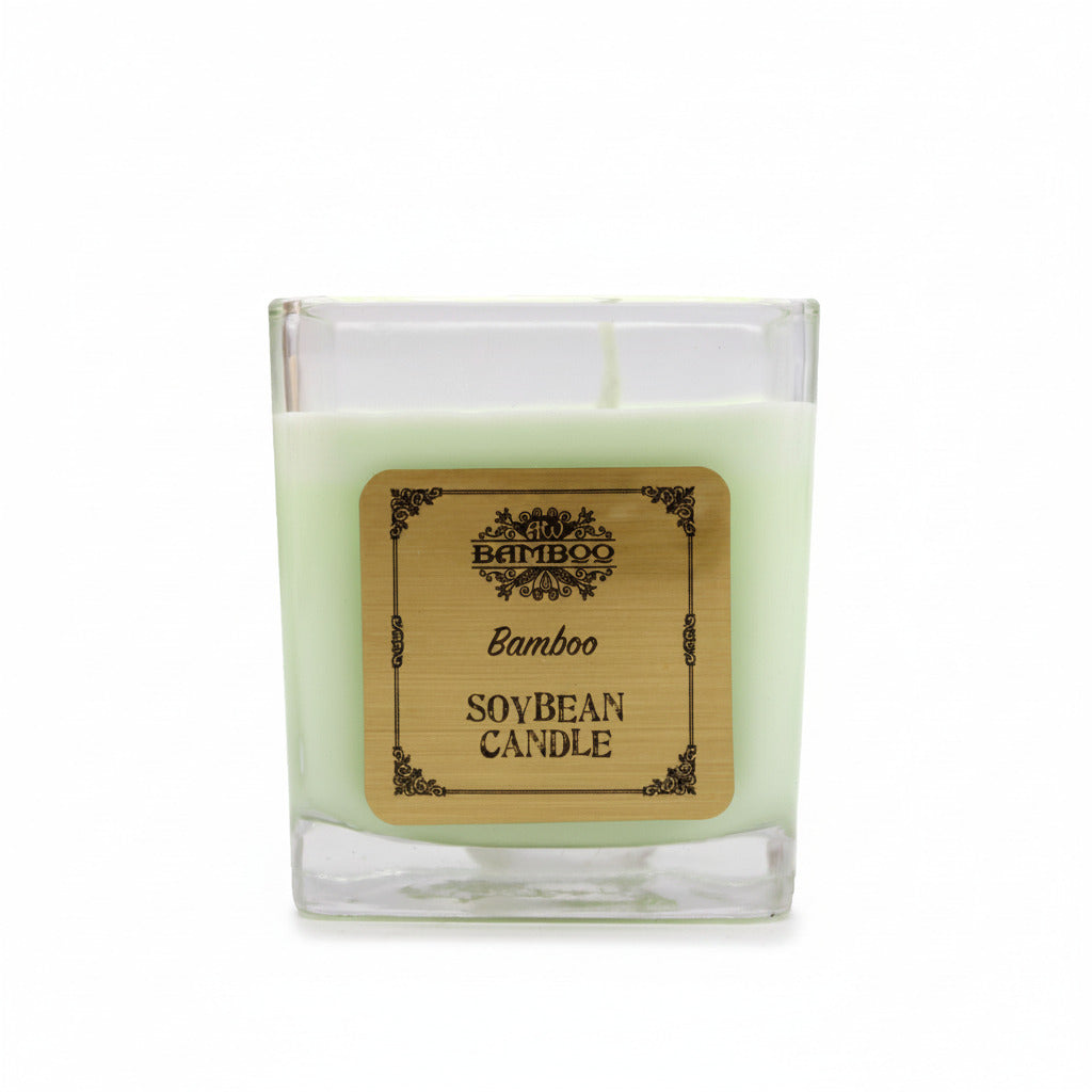 Bougie Parfumée Bambou – Cire de Soja Naturelle