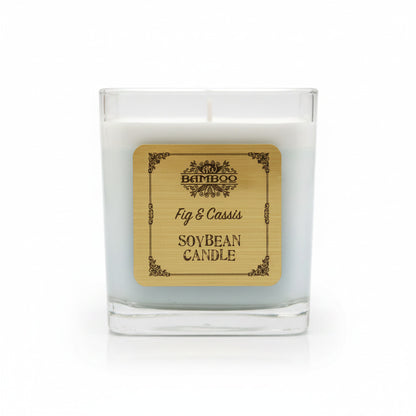 Bougie Parfumée Figue & Cassis – Cire de Soja Naturelle