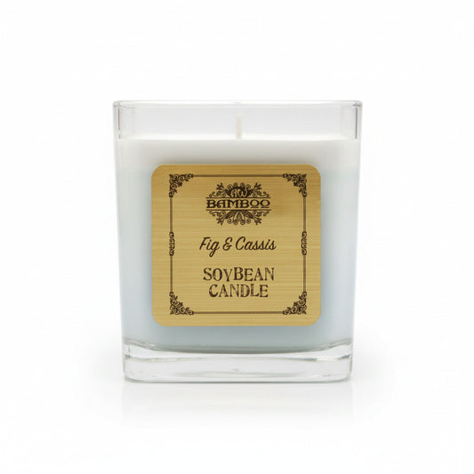 Bougie Parfumée Figue & Cassis – Cire de Soja Naturelle