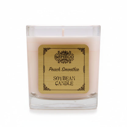 Bougie Parfumée Pêche « Peach Smoothie » – Cire de Soja Naturelle